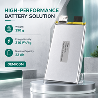 Batterie de drone haute performance 22Ah 3.7V, cellule en pochette, 22000mAh, batterie Lipo pour drone, batterie pour caméra de drone