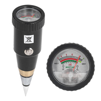 Humidimètre de sol 4-en-1 ph-mètre de sol testeur de sol pour la lumière d'humidité, les nutriments Ph outils de soins des plantes idéal pour le jardin pelouse, loin