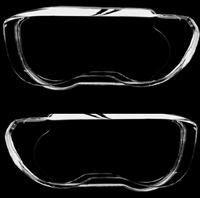 Nouveau couvercle de lentille de phare en verre PC pour BMW Série 7 E65 E66 1999-2004