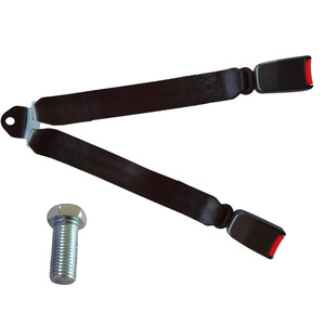 Boucle de ceinture de sécurité à double sangle, base 30 cm, connecteur femelle en polyester ABS à deux points pour ceinture de sécurité de voiture - Product Image 2