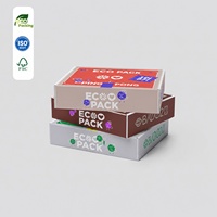 Boîte cadeau en carton ondulé écologique, recyclable, personnalisée, de luxe, avec fermeture magnétique, fabrication directe d'usine