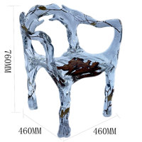 2024 HOME Tables de salle à manger en bois massif de noyer Meubles de maison Table transparente bleue A Manger River Table en résine époxy PAR JDW RTS OEM