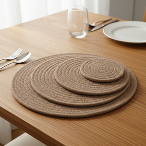 JWDS Sottobicchiere 4Pcs Iron Placemat Pan Pot Pot Pot Holder Stand