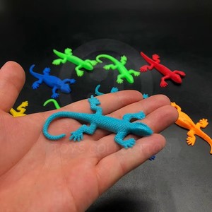 Colección de Juguetes para Niños, Figura Realista de Lagarto de Goma TPR Pequeña de 50 mm (2 Pulgadas), Cápsulas para Máquinas Expendedoras - Product Image 3