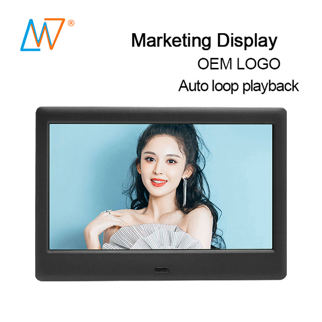 Factory Custom Logo 7 8 10 10.1 Inch USB SD Card LCD Advertising Picture Video Player Digital Photo Frame