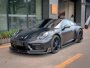 Parachoques delantero de fibra de carbono, difusor trasero, Spoier, faldas laterales, Kit de carrocería, Kit de ajuste para Porsche 911 992, cola de pato - Product Image 4