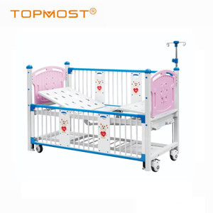 Cama de Hospital Pediátrica Yao Kang, Color Rosa, Manual, de Una Manivela, Diseño de Dibujos Animados, para Uso Hospitalario Infantil - Product Image 3