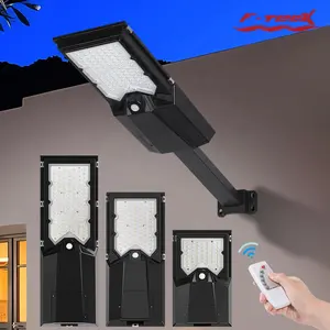 Fteck ngoài trời không thấm nước tích hợp PIR đèn LED tất cả trong một năng lượng mặt trời Powered đèn đường với cảm biến chuyển động