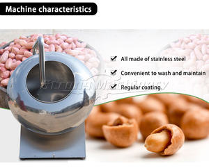 Stainless Steel Peanut <b>Coating</b> <b>Machine</b> Chocolate Panning <b>Machine</b> - Product Image 2