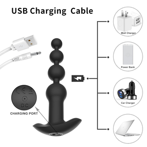 10 Frequenz Anal Plug Dildo Vibrator Männlich Prostata Massage gerät Anal Perlen Plug G Spot Butt Adult Masturbation Anal Sexspielzeug - Product Image 5