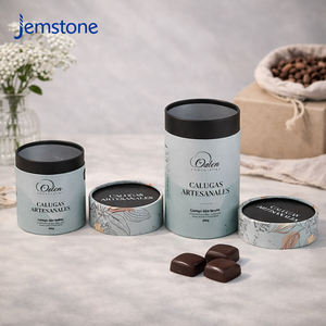 กล่องบรรจุภัณฑ์ทรงกระบอกสำหรับอาหารเสริมคุณภาพสูง ย่อยสลายได้ทางชีวภาพ ทำจากกระดาษแข็ง สำหรับใส่คุกกี้ ช็อกโกแลต แบบกำหนดเองได้ - Product Image 5