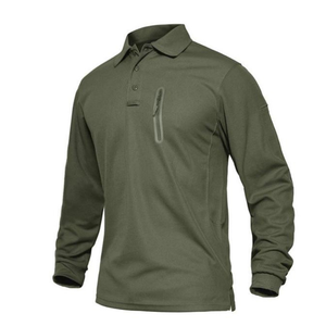 เสื้อยืดแขนยาวลายพราง DFT808 สำหรับผู้ชาย แห้งเร็ว เหมาะสำหรับการต่อสู้ เดินป่า กิจกรรมกลางแจ้ง พร้อมโลโก้แบบกำหนดเอง - Product Image 1