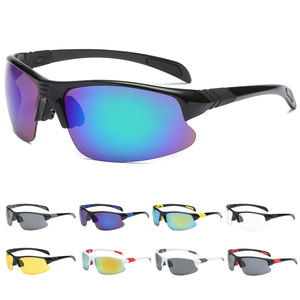 <span class=keywords><strong>Gafas</strong></span> de sol cuadradas PC con logotipo personalizado, <span class=keywords><strong>gafas</strong></span> de sol de espejo, marco blanco, <span class=keywords><strong>gafas</strong></span> de <span class=keywords><strong>Motocross</strong></span> de moda para deportes al aire libre, precio de protección solar - Product Image 1
