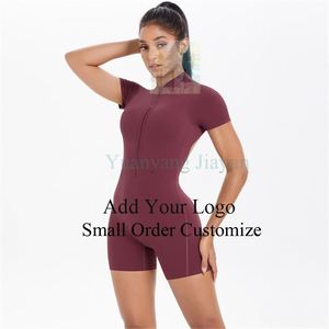 6660 Women New Solid Colour High <strong>Intensity</strong> Nude Feeling Tight Exercise Beauty Back One-Piece Yoga Clothes Tight - Product Image 4