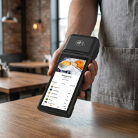 Senraise H10P Android 14 Termal Yazıcı Mobil Akıllı POS El Tipi Dokunmatik Sistem Terminali 5.5 İnç Ekran USB Wi-Fi NFC