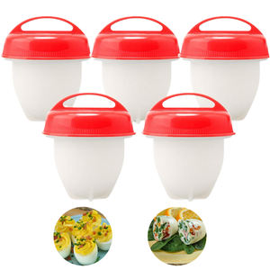 <span class=keywords><strong>Cuiseur</strong></span> à oeufs antiadhésif en silicone XL sans coquille <span class=keywords><strong>Cuiseur</strong></span> à oeufs Tasses Braconniers Batterie de cuisine - Product Image 1