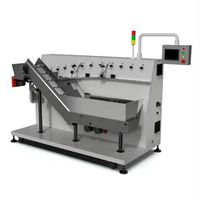 Machine de tri, de comptage et d'alignement de sachets à trois/quatre soudures latérales, avec remplissage, en acier inoxydable 304, pour l'emballage alimentaire