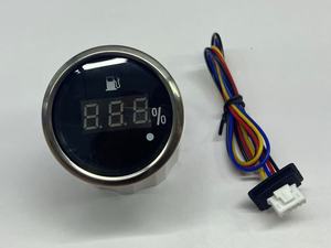 Medidor de Nivel de Combustible Digital LED Verde Dual de 52 mm con Alarma Intermitente 240-33 Ohm - Product Image 3