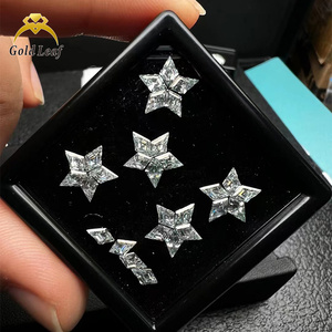 Gemas con Certificación <span class=keywords><strong>GRA</strong></span> Goldleaf, Venta al por Mayor de Moissanita Suelta con Claridad DEF VVS, Corte Estrella, Diamante de Moissanita para Joyería - Product Image 3