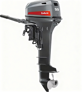Moteur hors-bord à 4 temps 9,9 CV pour pêcheurs, compatible avec les moteurs et pièces de rechange d'origine - Product Image 1