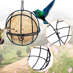 Chất Béo Bóng Chủ <span class=keywords><strong>S</strong></span>ở Hữu Treo Kim Loại Chim Ăn Với <span class=keywords><strong>S</strong></span> Hình Móc Hoang Dã Chim Ăn Dispenser Suet Bóng - Product Image 4