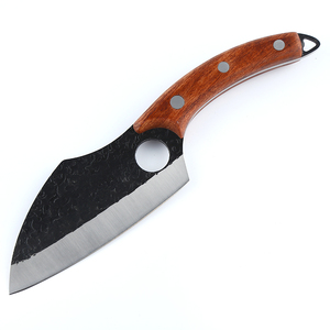 Cuchillo de Carnicero Forjado a Mano para Cortar Carne, Cuchillo de Chef de Espiga Completa con Funda y Caja de Regalo, Acero de Alto Contenido de Carbono - Product Image 3