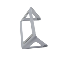 Service de fabrication de tôlerie OEM, support de pliage en aluminium, découpe laser, cadre de montage d'équipement en aluminium anodisé, dessin personnalisé