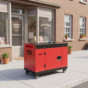 Générateur silencieux à économie d'énergie 10KW, refroidi par air, 50/60Hz, 3000 tr/min, monophasé, pour la maison et l'extérieur, YM13000SE, fonctionnement silencieux - Product Image 3