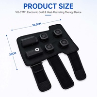 Appareil de thérapie chaud-froid pour genou VU Rugby, compression par glace, massage, portable, rechargeable, pour les joueurs de rugby, soulagement de la douleur et récupération des blessures