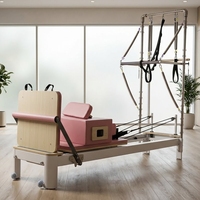 Tour de Pilates Semi-Cadillac Professionnel en Alliage d'Aluminium, Équipement de Studio Personnalisable avec Logo Privé OEM