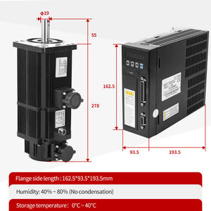 Kaihong Mikro <span class=keywords><strong>1KW</strong></span> 1.5KW 2.6KW 3.8KW 5.5KW 7.5KW 220v 6A 17Bit 3000RPM <span class=keywords><strong>AC</strong></span> Yüksek Torklu <span class=keywords><strong>Servo</strong></span> <span class=keywords><strong>Motor</strong></span> Kiti, CNC için Frenli Sürücü ile - Product Image 3
