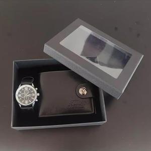 Set Regalo Fancy & Yc M2302 per <span class=keywords><strong>Uomo</strong></span>: Portafoglio + Orologio + Scatola / Cintura + Orologio + Scatola, Orologi al Quarzo in Pelle, <span class=keywords><strong>Regali</strong></span> per San Valentino - Product Image 6