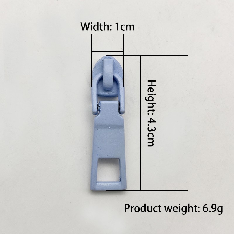 Blue folding square-hole rubber teeth