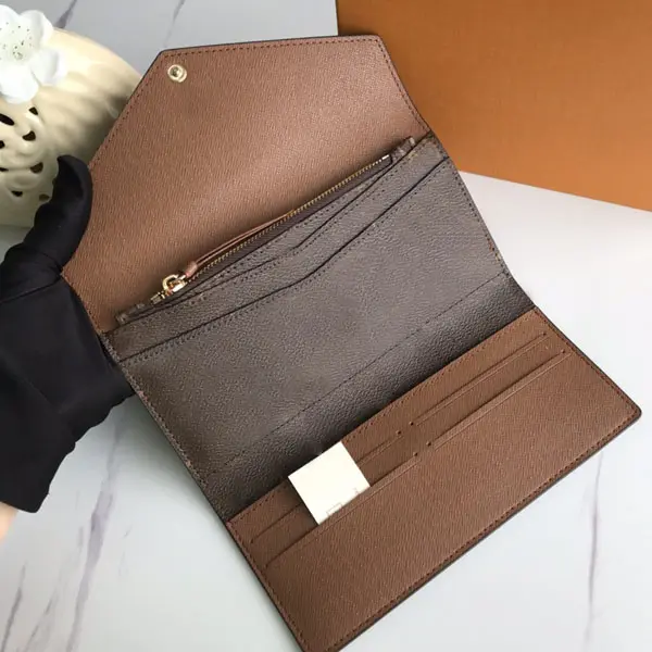Luxury Brand Long/Short Wallets for Men and Women Top Cowhide Coin Purses Designer Bags Famous Brands Lady Clutch Bag