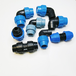 Accesorios de tubería de HDPE azul 20-110mm baratos de alta calidad para suministro de agua de riego - Product Image 1