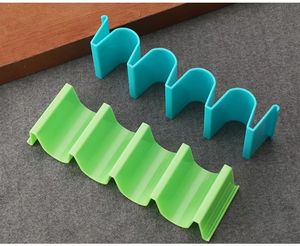 Soporte para Tacos, Crepas y Waffles, de Plástico, Colorido, Reutilizable, con Capacidad para 4 Piezas - Product Image 6