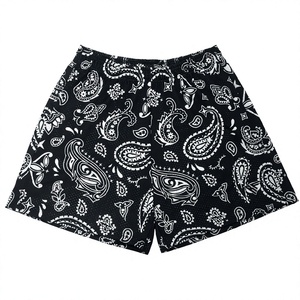 Shorts décontractés à taille élastique avec cordon de serrage, légers, pour l'été, la plage, avec poche, pour le printemps, la randonnée en plein air, le travail - Product Image 2