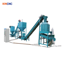 KINCNC Machine de fabrication de granulés de biomasse à matrice plate de petite capacité, alimentée par des composants PLC, pour granulés de sciure, directement de l'usine, facile à utiliser