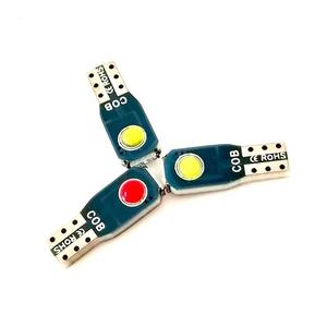 ไฟ LED รถยนต์ T5 Cob 2SMD ไฟแผงหน้าปัด ไฟเกียร์ ไฟแอร์ หลอดไฟ LED หลากสี - Product Image 5