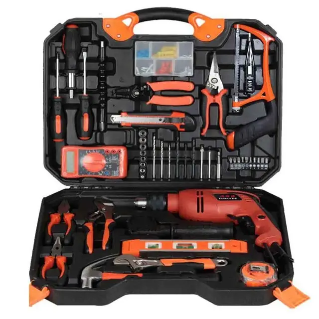 120pcs electric screwdriver set chave de fenda eletrica hand tools strong power electric drill set for electrician woodworking