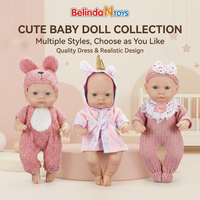 Poupées nouveau-nés réalistes en vinyle souple Belinda pour filles, jouets de simulation pour enfants