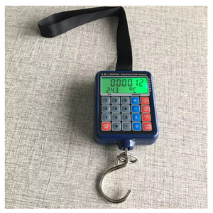 Balance <span class=keywords><strong>électronique</strong></span> portable multifonctionnelle de 50 kg, balance <span class=keywords><strong>électronique</strong></span> portable, calculatrice, balance à bagages - Product Image 4