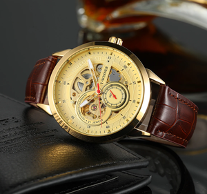 Relojes de pulsera clásicos de moda para hombres, estudiantes y niños, con punteros mecánicos, de la marca DFG19, para promoción de ventas al por mayor en oficinas y negocios. - Product Image 4