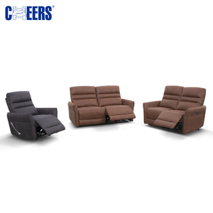 MANWAH CHEERS - Ensemble de canapés inclinables en tissu, vente en gros d'usine, mobilier de salon moderne, canapé sectionnel inclinable électrique - Product Image 5