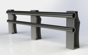 Multi-Purpose Steel Spraying Powder Coating Anti-Collision Highway Guardrail Traffic Barriers Durable - Product Image 6