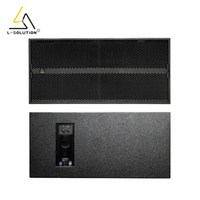 L-SOLUTION Subwoofer actif puissant double 18 pouces 9006 V218LAT-A avec une puissance de 10400 W, plage de fréquences de 38 Hz à 180 Hz pour les événements de concert