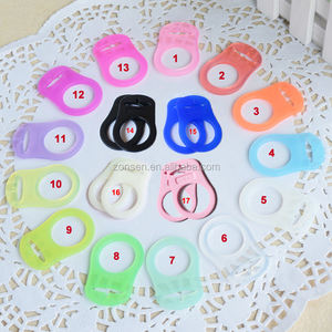 Anneau de sucette en silicone sans BPA <span class=keywords><strong>pour</strong></span> bébé, adaptateur <span class=keywords><strong>pour</strong></span> sucette, anneau de dentition en silicone, anneau <span class=keywords><strong>MAM</strong></span> <span class=keywords><strong>pour</strong></span> bébé, vente en gros - Product Image 2