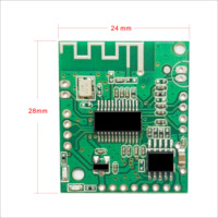 Carte d'amplificateur audio sans fil 3W XRT-M628 4 Ohm FR-4 PCBA 1.0mm