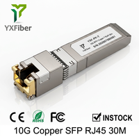 10G SFP+ to RJ45 Copper Module 30m 10GBASE-T Transceiver Multi-Gigabit 1.25G 2.5G 5G 10Gbps Auto-Negotiation SFP+ Copper Adapter