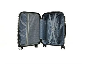 Wholesale Luxury Fashion Hard Case Spinner <strong>Suitcase</strong> <strong>Black</strong> White Zebra Pattern Carry on Pc Luggage Set Eco-Friendly - Product Image 6
